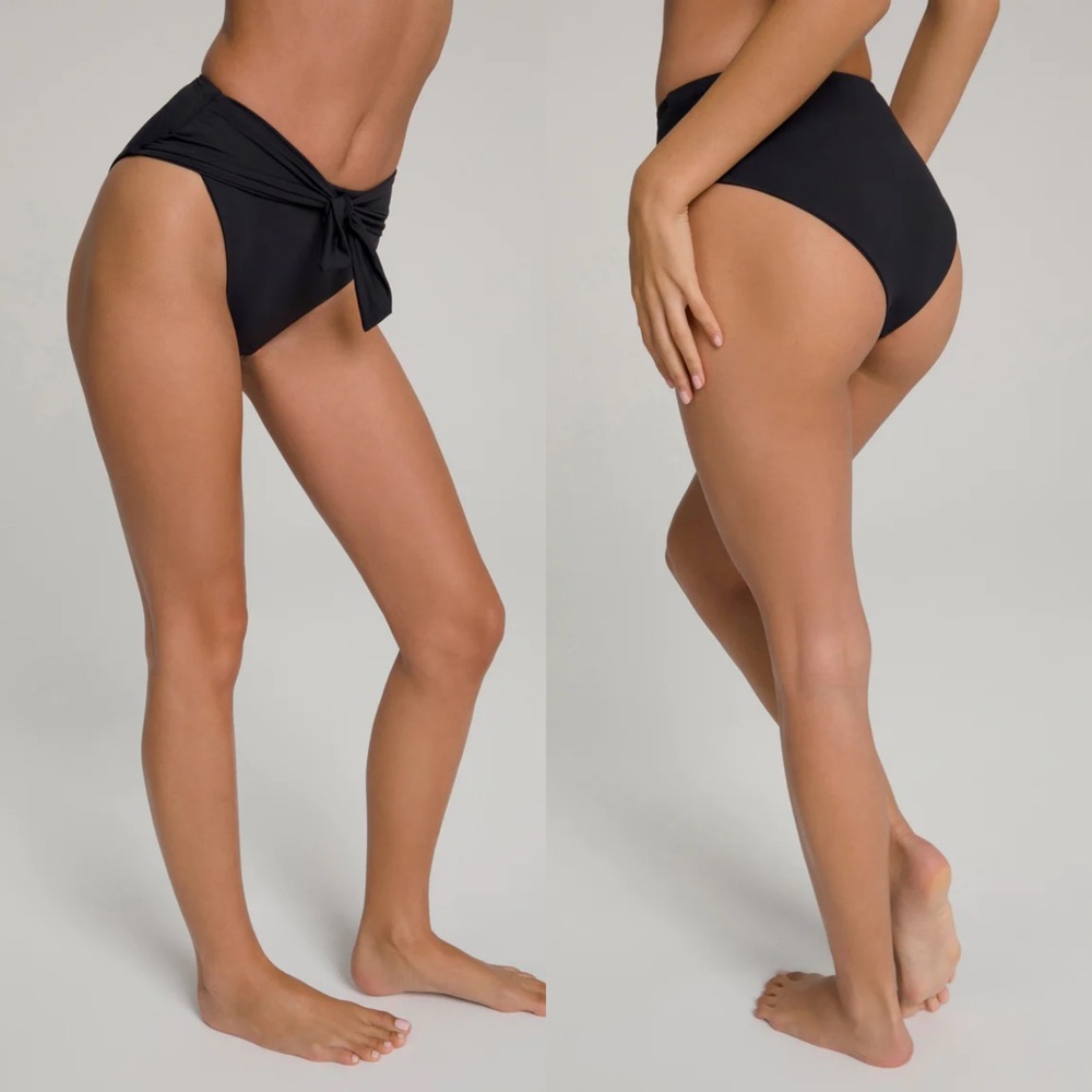 New Good American Waist cincher high rise bikini bottoms in Black XL